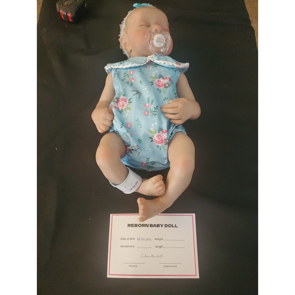BABY Amber - REBORN BABY 16" With Paperwork & Binky